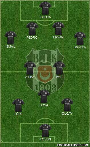 Besiktas JK Formation 2014