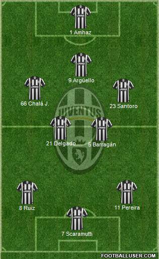Juventus Formation 2014