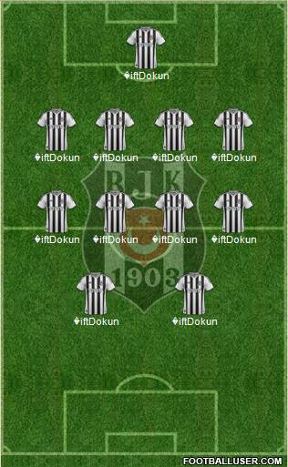 Besiktas JK Formation 2014