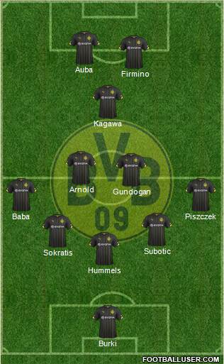 Borussia Dortmund Formation 2014