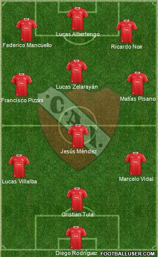 Independiente Formation 2014