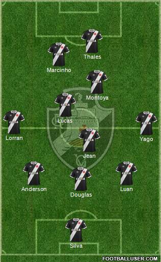 CR Vasco da Gama Formation 2014