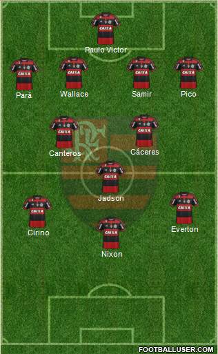 CR Flamengo Formation 2014