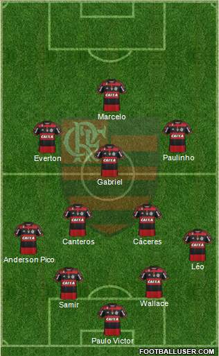 CR Flamengo Formation 2014