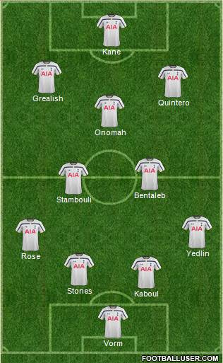 Tottenham Hotspur Formation 2014