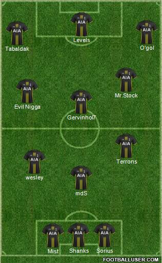 Tottenham Hotspur Formation 2014