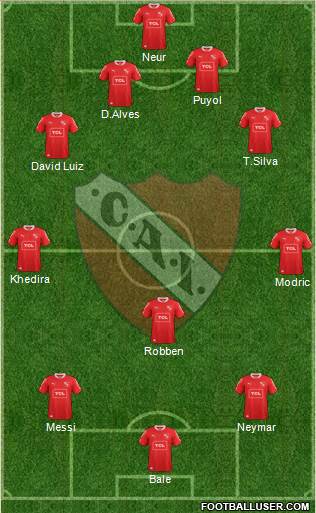 Independiente Formation 2014