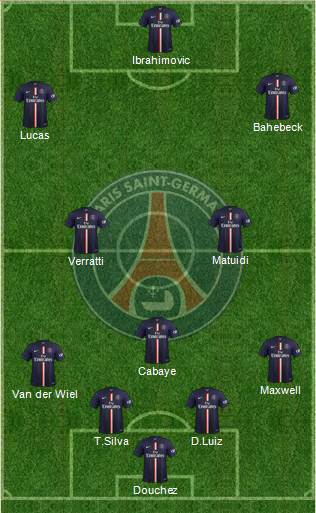 Paris Saint-Germain Formation 2014