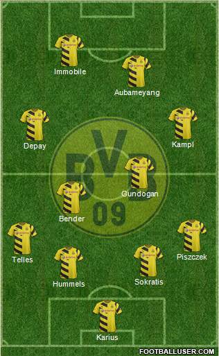 Borussia Dortmund Formation 2014