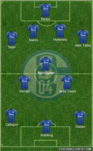 FC Schalke 04 Formation 2014