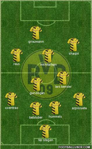 Borussia Dortmund Formation 2014