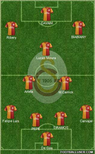 Galatasaray SK Formation 2014