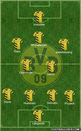 Borussia Dortmund Formation 2014