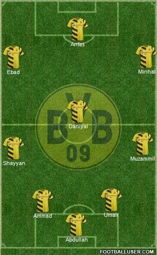 Borussia Dortmund Formation 2014