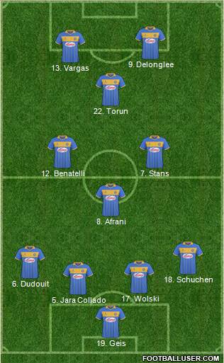 Shrewsbury Town Formation 2014