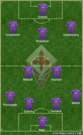 Fiorentina Formation 2014