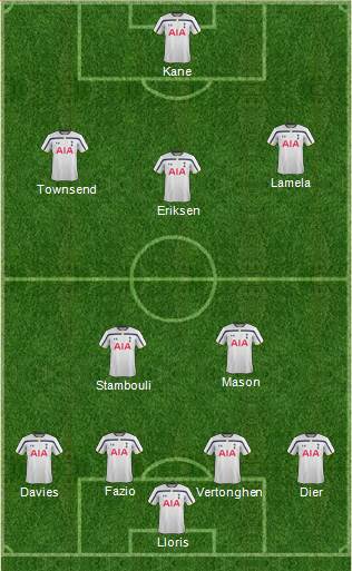 Tottenham Hotspur Formation 2014
