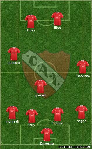 Independiente Formation 2014