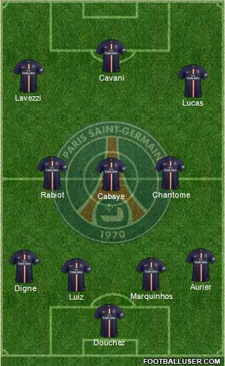 Paris Saint-Germain Formation 2014