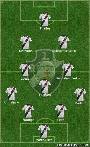 CR Vasco da Gama Formation 2014