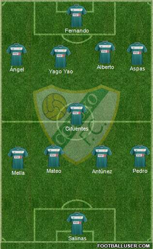 Coruxo F.C. Formation 2014
