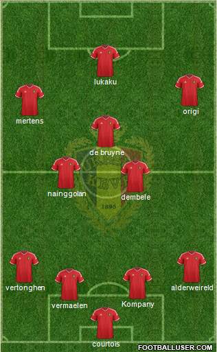 Belgium Formation 2014