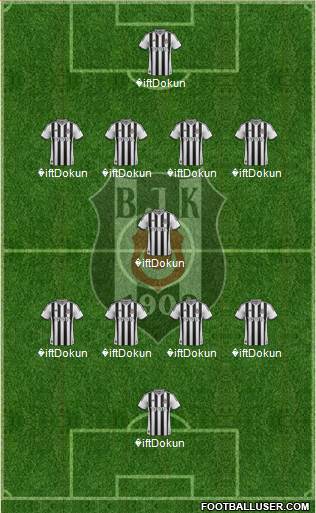 Besiktas JK Formation 2015
