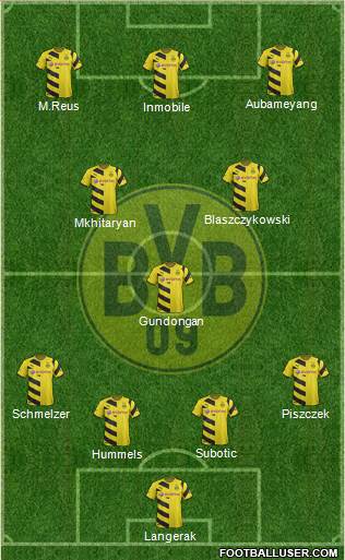 Borussia Dortmund Formation 2015