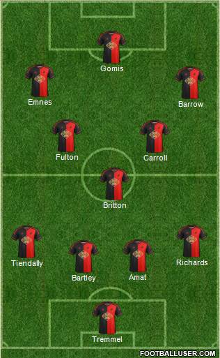 Swansea City Formation 2015