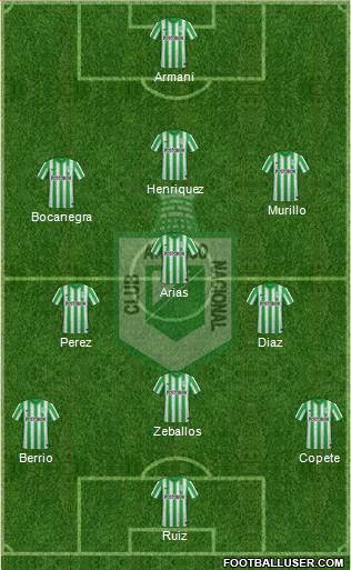 CDC Atlético Nacional Formation 2015