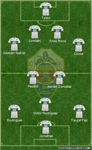 Elche C.F., S.A.D. Formation 2015