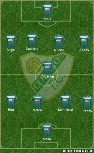 Coruxo F.C. Formation 2015