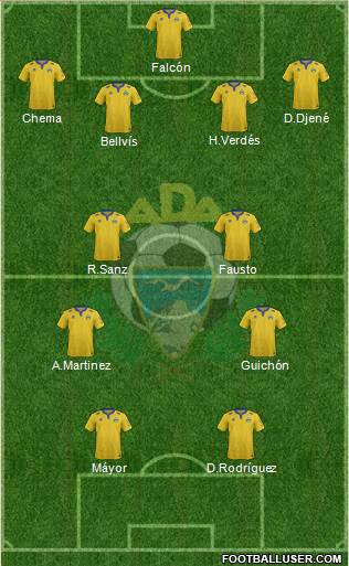 A.D. Alcorcón Formation 2015