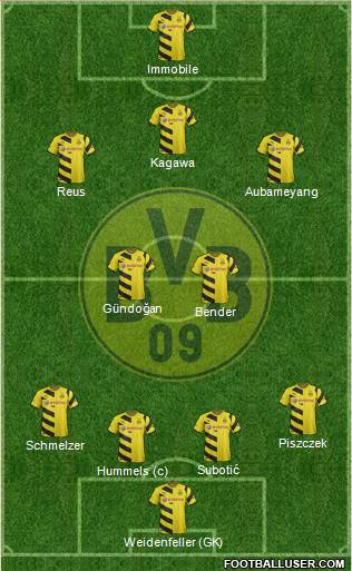 Borussia Dortmund Formation 2015