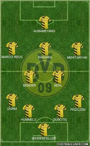 Borussia Dortmund Formation 2015