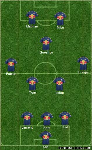 New York Red Bulls Formation 2015