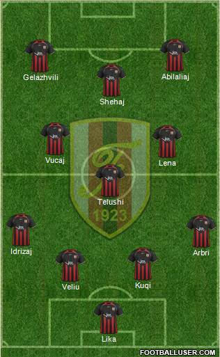 KS Flamurtari Vlorë Formation 2015