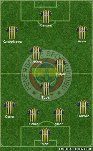 Fenerbahçe SK Formation 2015