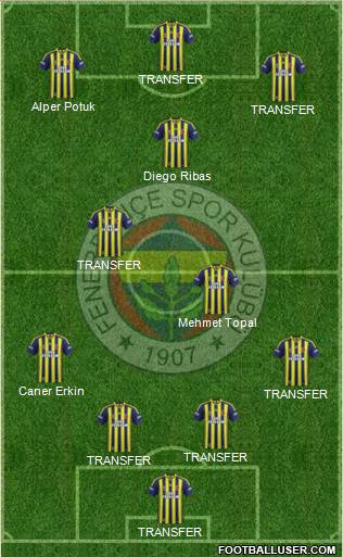 Fenerbahçe SK Formation 2015