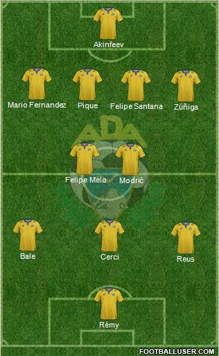 A.D. Alcorcón Formation 2015