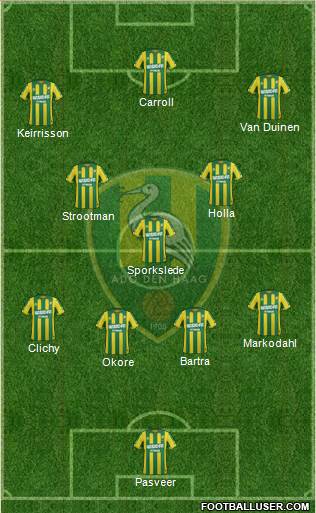 ADO Den Haag Formation 2015