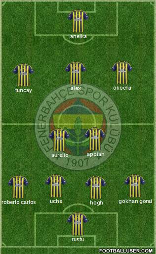 Fenerbahçe SK Formation 2015