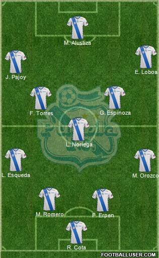 Club Puebla de la Franja Formation 2015