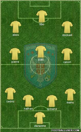 Serbian White Eagles Football Club Formation 2015