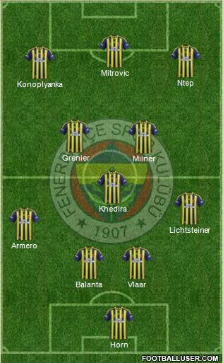 Fenerbahçe SK Formation 2015