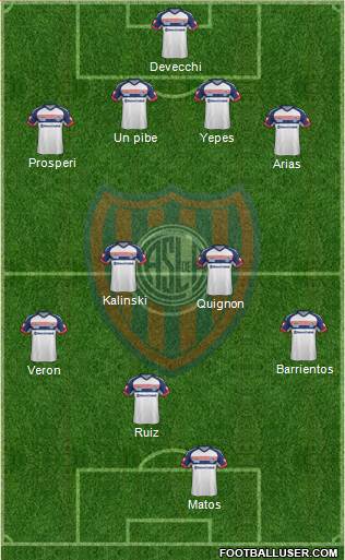 San Lorenzo de Almagro Formation 2015