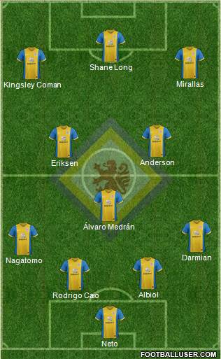 Braunschweiger TSV Eintracht Formation 2015