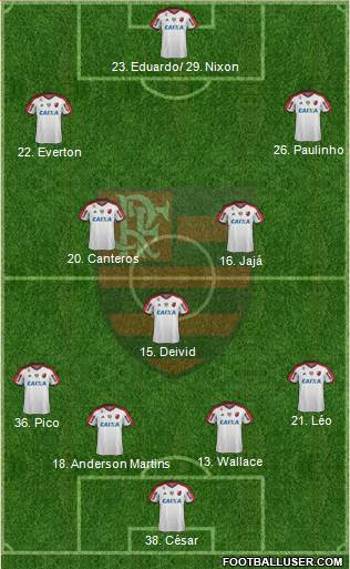 CR Flamengo Formation 2015