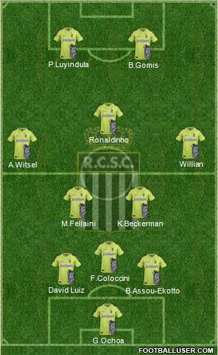 Sporting du Pays de Charleroi 3-5-2 football formation