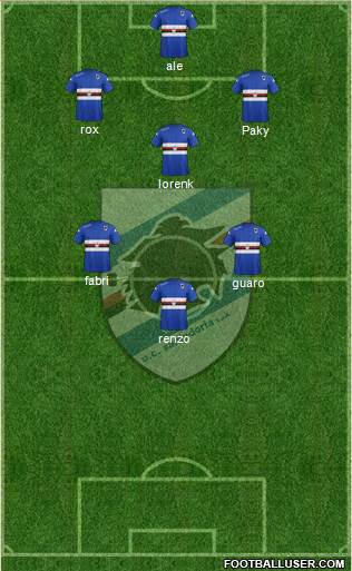 Sampdoria Formation 2015